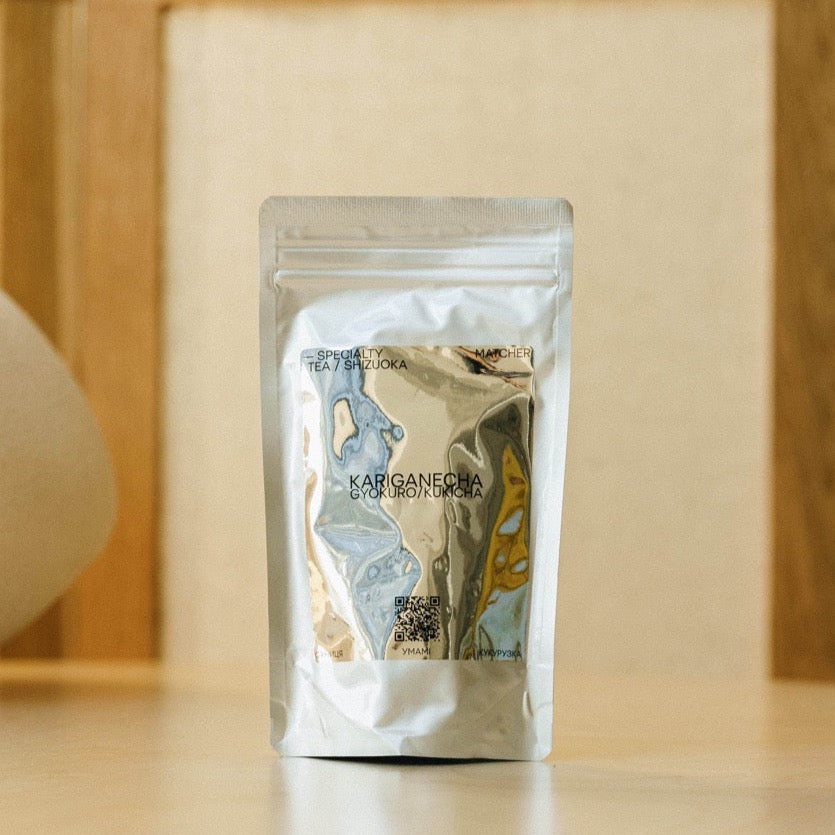 Японський зелений чай Карігане (Кукіча) з Гьокуро, купити Matcher.store