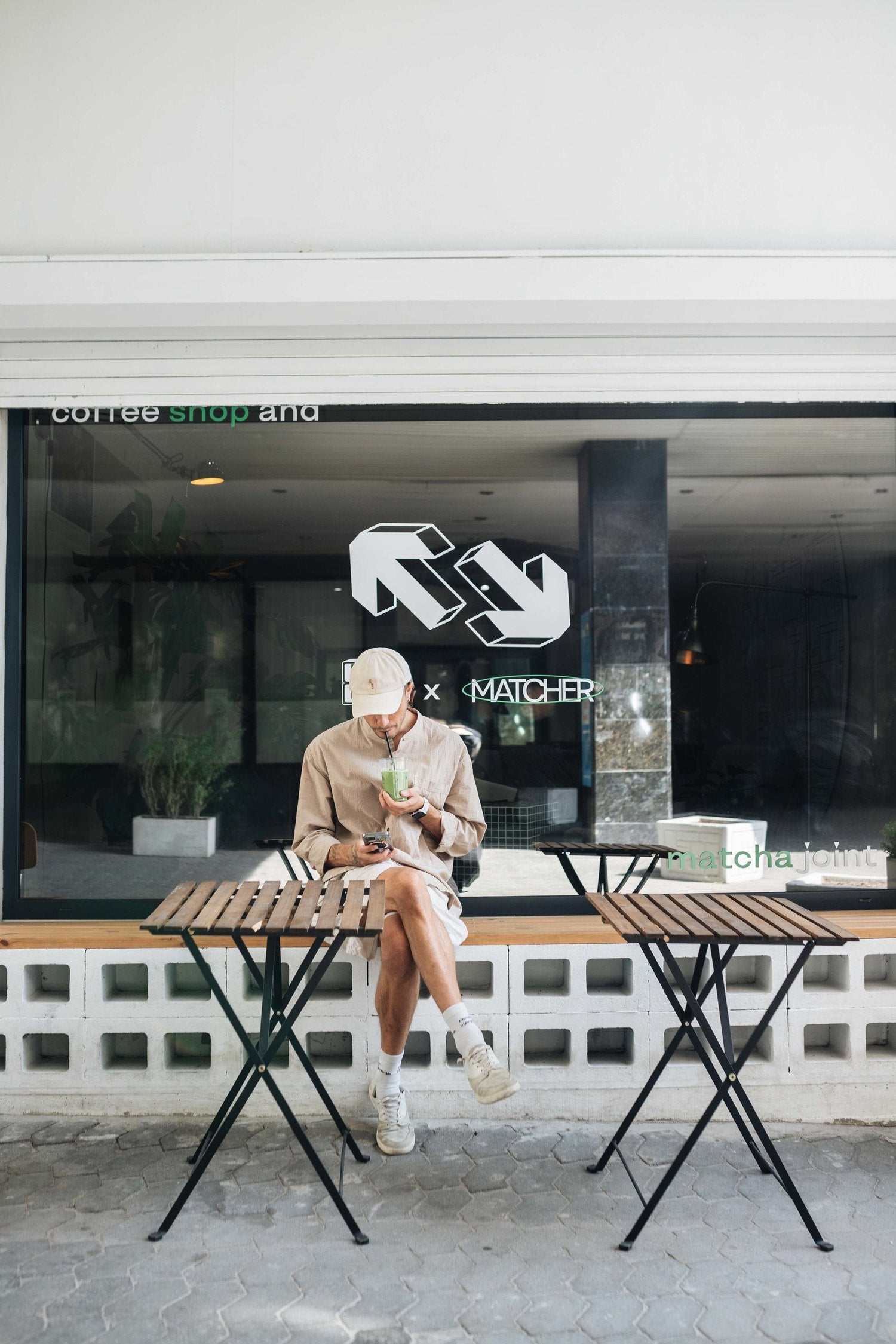 Матча-бар в Києві у колаборації з 8acoffematcha