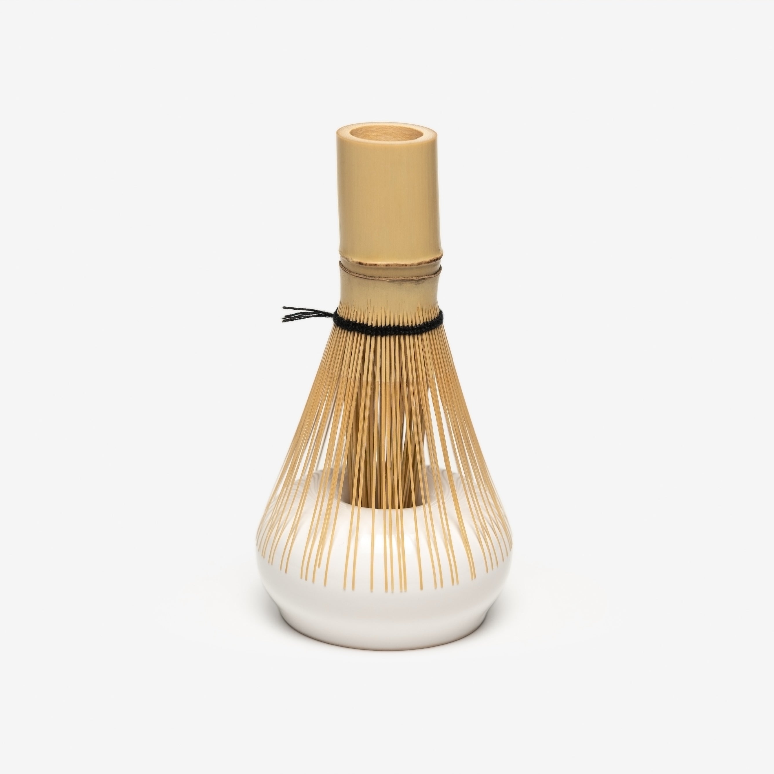 Підставочка наоші для часена у стилі бублика білого кольору WU  (white) bagel style, naoshi whisk stand