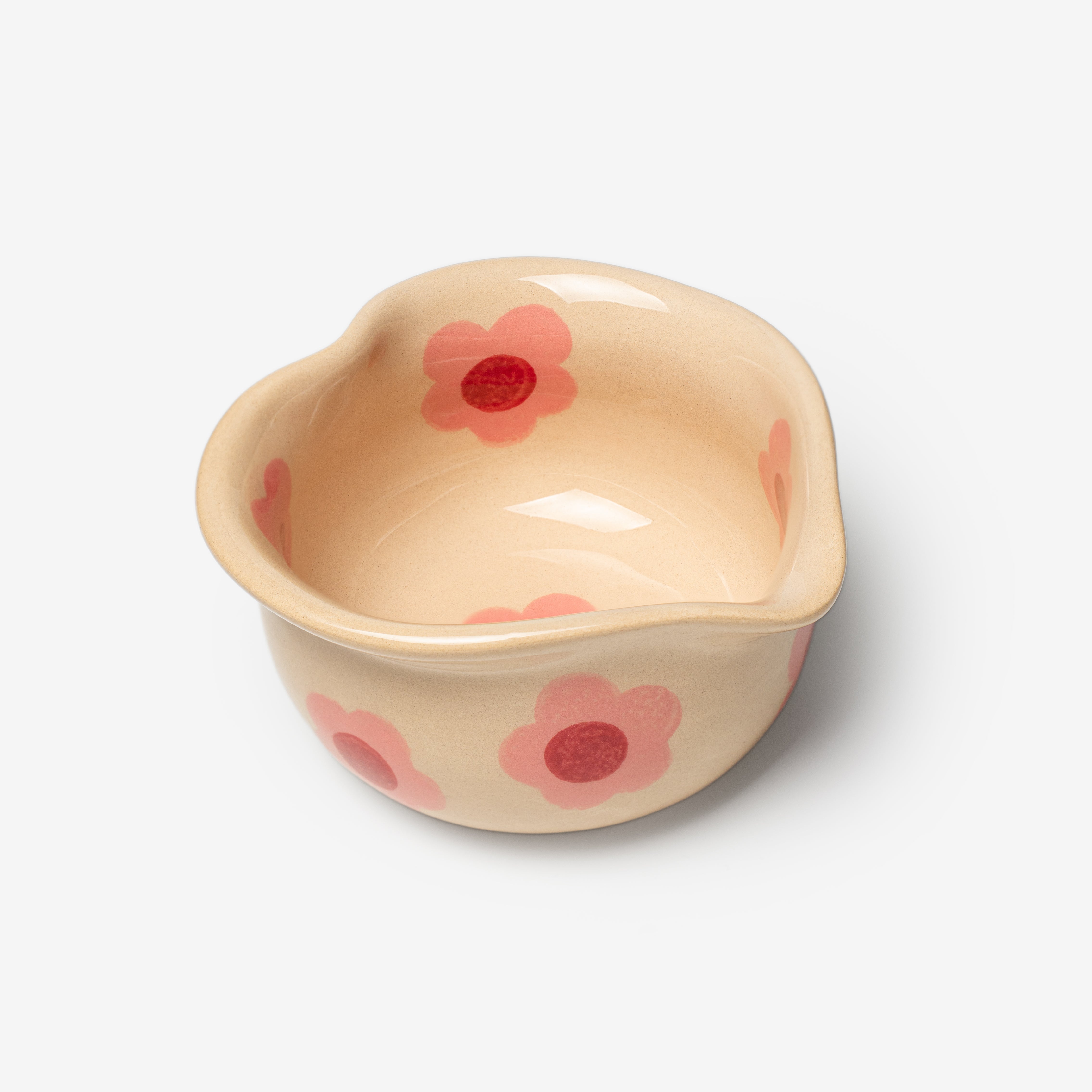 Чаван катакучі для матча "Рожеві квіти" з носиком, купити від Matcher.store / buy katakuchi chawan Pinky Flowers