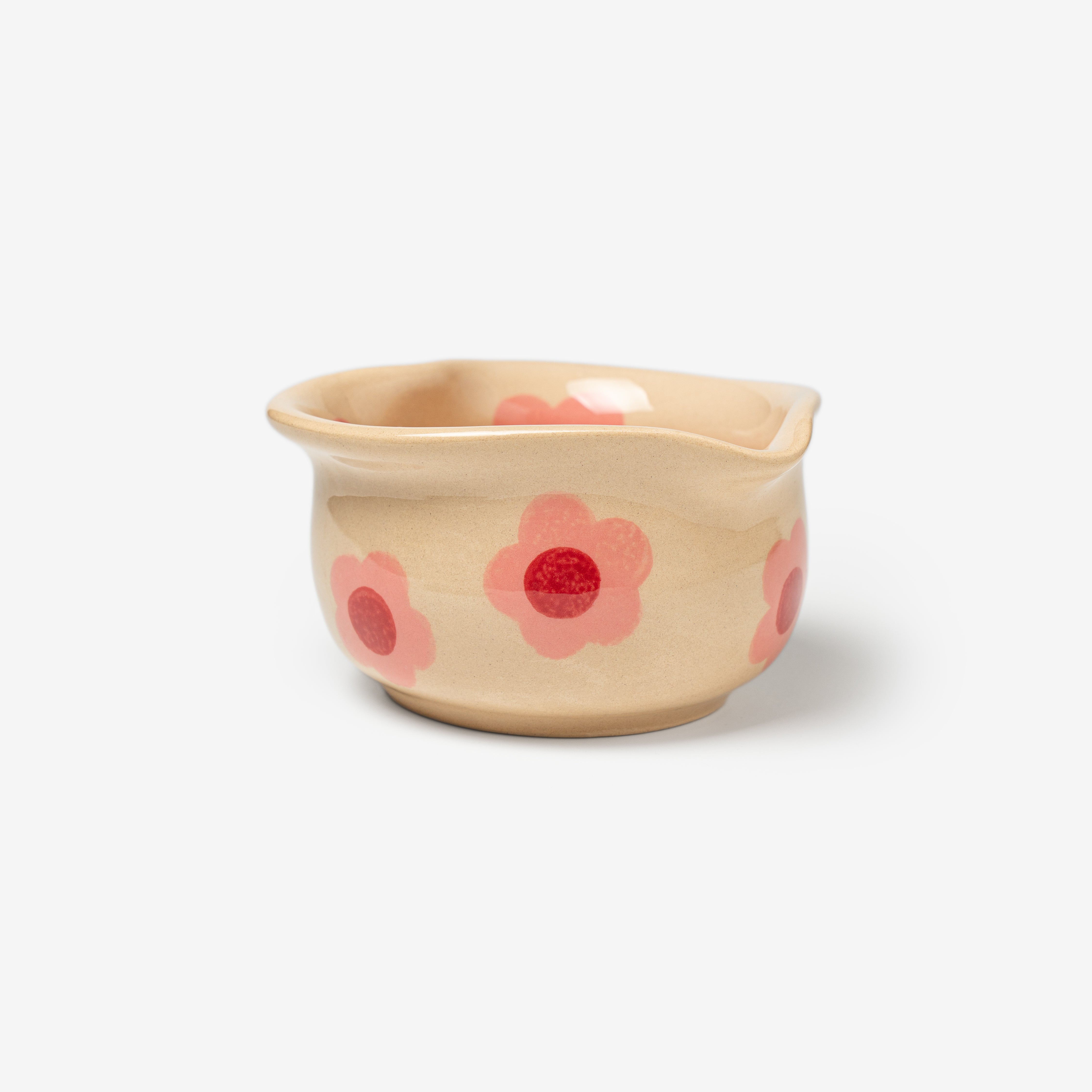Чаван катакучі для матча "Рожеві квіти" з носиком, купити від Matcher.store / buy katakuchi chawan Pinky Flowers